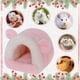 thumbnail image 4 of Cama cálida de invierno para hámster, nido para cobayas, casa suave para mascotas pequeñas, 4 of 6