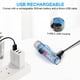 thumbnail image 3 of Linterna De Bolsillo Mini llavero linterna con hebilla USB recargable linterna de emergencia (azul) Likrtyny Para Estrenar, 3 of 3