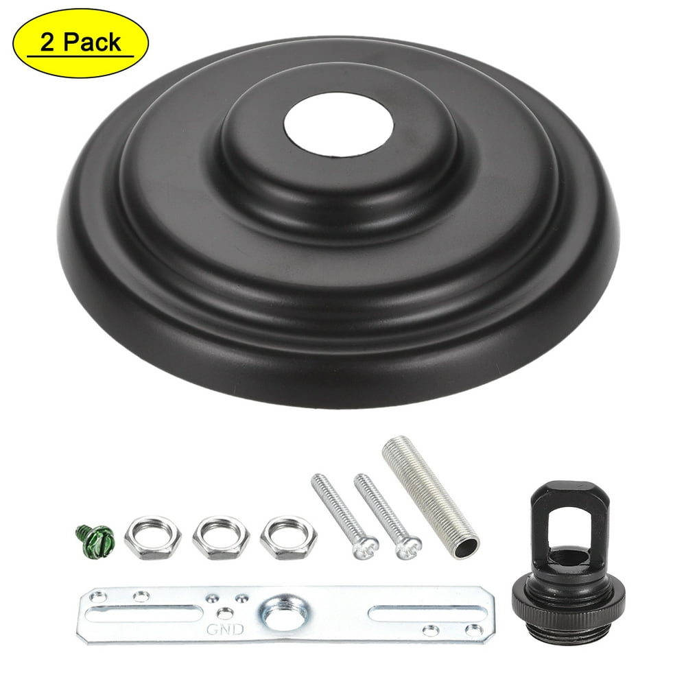 Uxcell 138mm Ceiling Canopy Light Kit with Matching Screw and Loop Oil