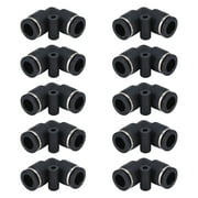 10pcs Pneumatic Connector Durable ABS Replaceable Practical Connecting Accessories for Automation Equipment12