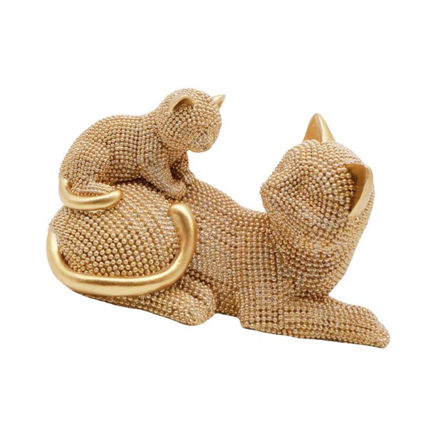 Estatua de e hijo perfecl Adorno de resina 7,6 x 3,5 x 4,5 pulgadas Dorado