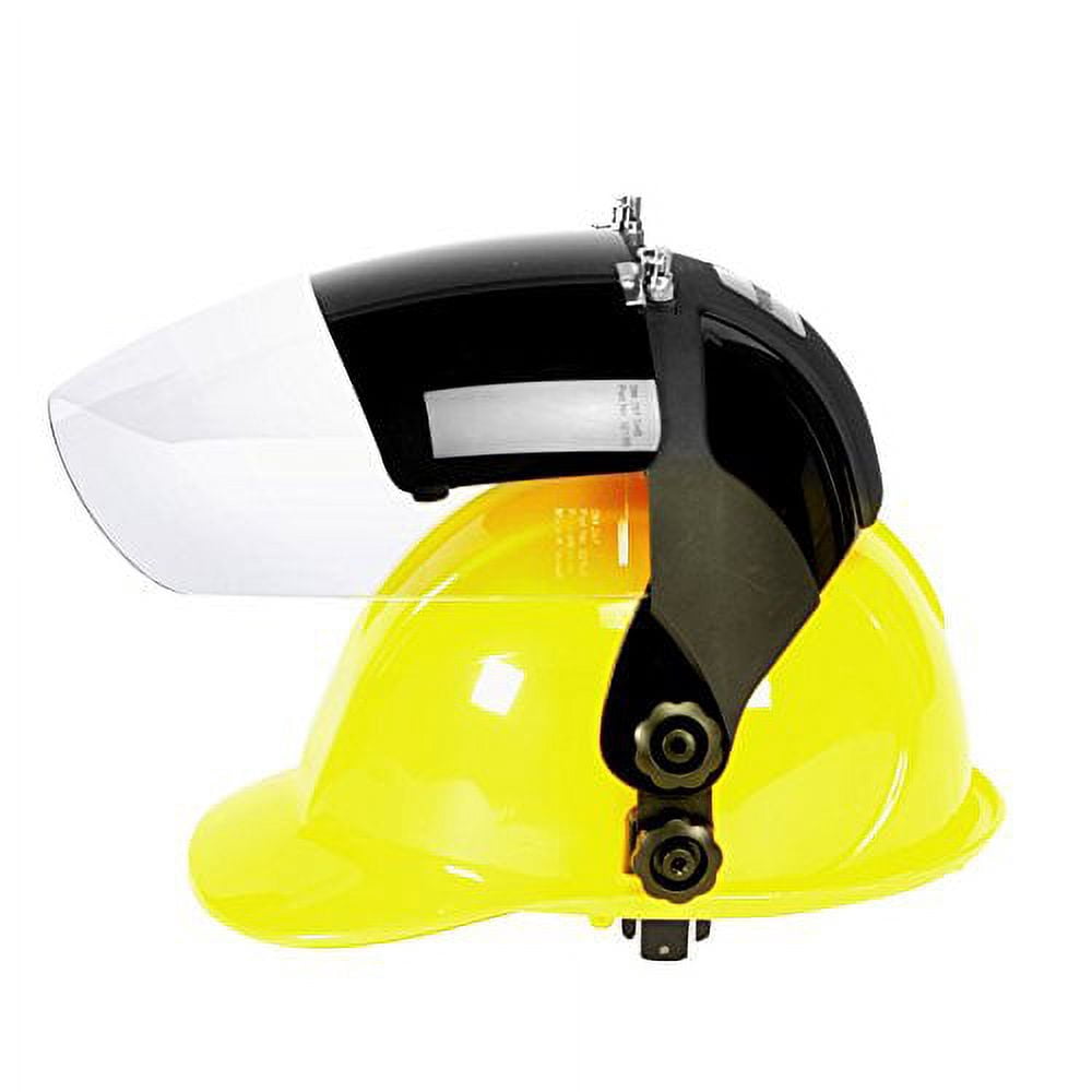 Sellstrom Face Shield - DP4 Series - 9" x 12.125" x 0.060" Window - Clear AF - Universal Hard Hat Slot Adaptor Headgear - with Chin Guard
