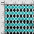 thumbnail image 1 of oneOone Polyester Lycra Turquoise Blue Fabric Argyle Check Sewing Craft Projects Fabric Prints By Yard 56 Inch Wide, 1 of 4