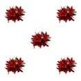 thumbnail image 1 of VONKY Faux Lilium With Realistic Appearance Low Maintenance Artificial Flowers red 5Set, 1 of 6