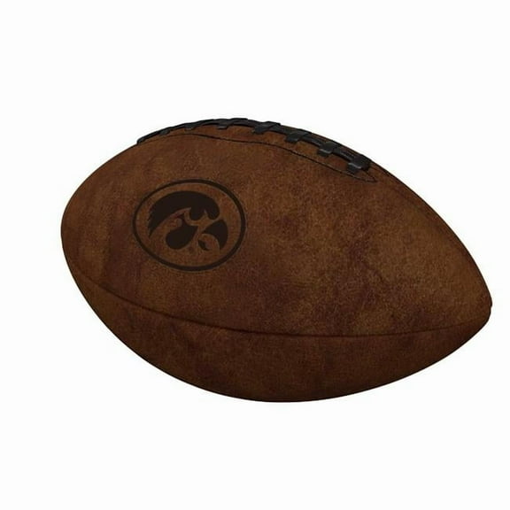 Logo Brands 155-93ML-1 Iowa Mini Size Leather Football