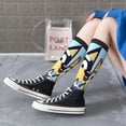 thumbnail image 5 of Masiiu Bluey Print Adult Crew socks, Comfortable Novelty Colorful Patterned, Breathable, Stylish Colorblock for Men Women, 5 of 6