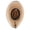 Natural, variant on CTM Unisex Palm Leaf Lifeguard Hat
