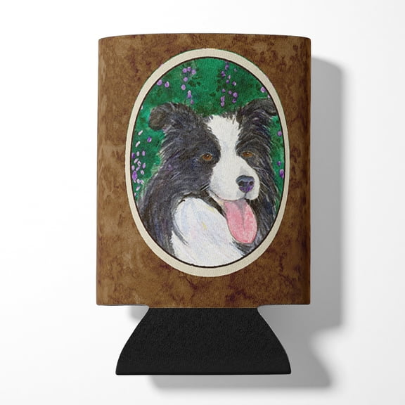 Caroline's Treasures SS1053CC Border Collie Can or Bottle Hugger, Can Hugger, multicolor