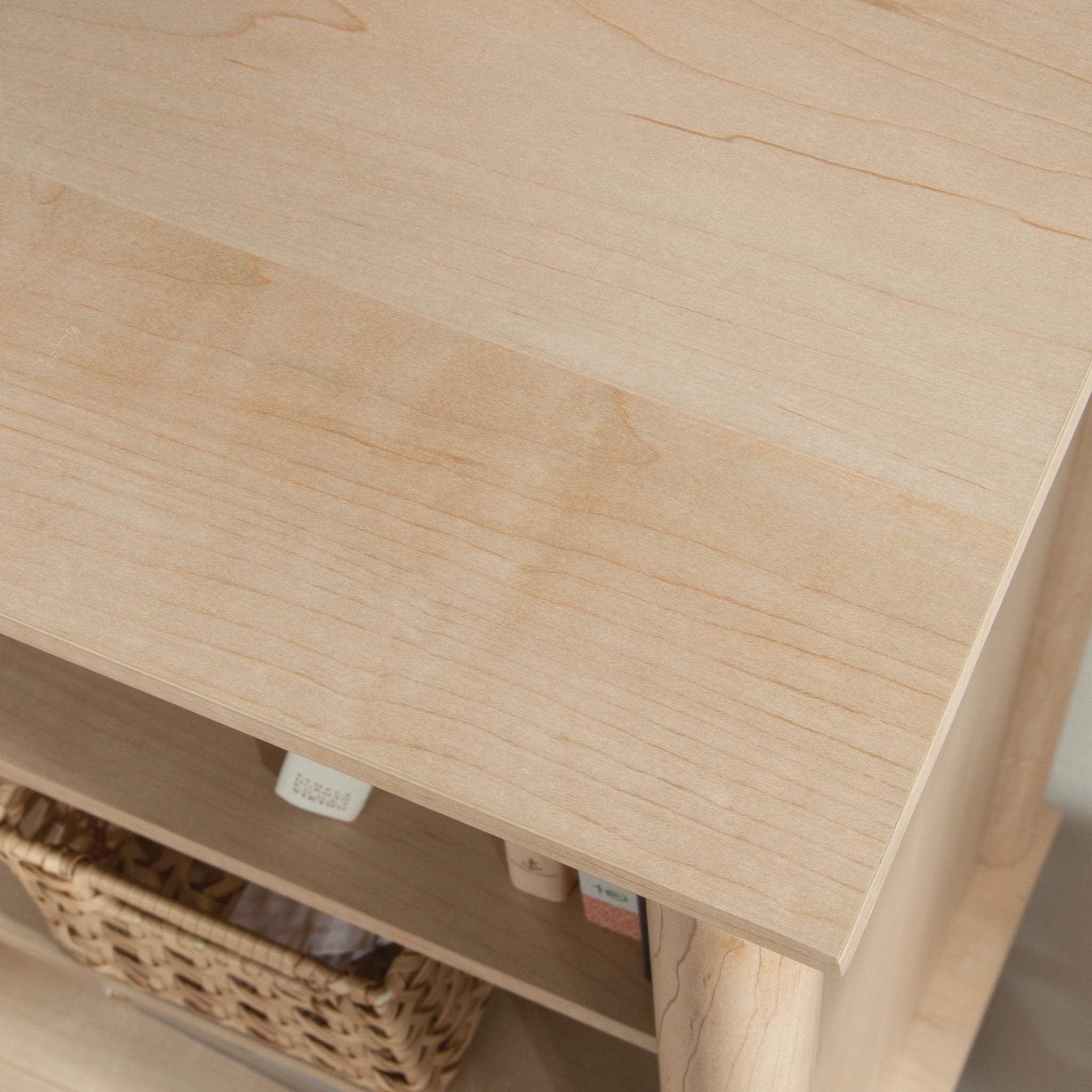 Sauder Whitaker Point Hutch, Natural Maple Finish