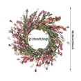 thumbnail image 3 of Front Door Wreath 24 Inch Spring/Summer Wreaths For Front Door, Front Door Wreaths For All Seasons For Indoor Outdoor Home Office Wall Window Wedding Farmhouse Decor Home Decor, 3 of 6