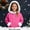 Hot Pink, variant on LTTVQM Chritsmas Hoodies for Boys Girls Cute Fleece Sherpa Lined Zip Up Santa Pullover Tops Loose Fit Long Sleeve Fashion Faux Fur Trim Furry Xmas Jacket White 11-12 Years