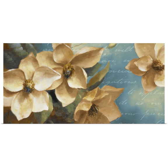 Great BIG Canvas | Rolled Lanie Loreth Poster Print entitled Magnolia Aglow II