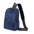 thumbnail image 4 of Bolso de la bolsa de masculina de la moda para el hombro portátil para ciclismo de compras al aire libre Azul, 4 of 8