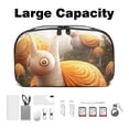 thumbnail image 3 of Snail USB Organizer Oxford Cloth Waterproof Electronic Gadget Storage Bag 5.9x9.44x3.14 in Hard Drive Case Portable Small Box Cell Phone Charger Cord Organizer, 3 of 6