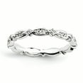 thumbnail image 1 of Bague en Argent Sterling Stackable Expressions Diamant Taille 5, 1 of 3