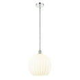 thumbnail image 4 of Innovations Lighting - White Venetian - 1 Light Stem Hung Pendant In Modern, 4 of 7