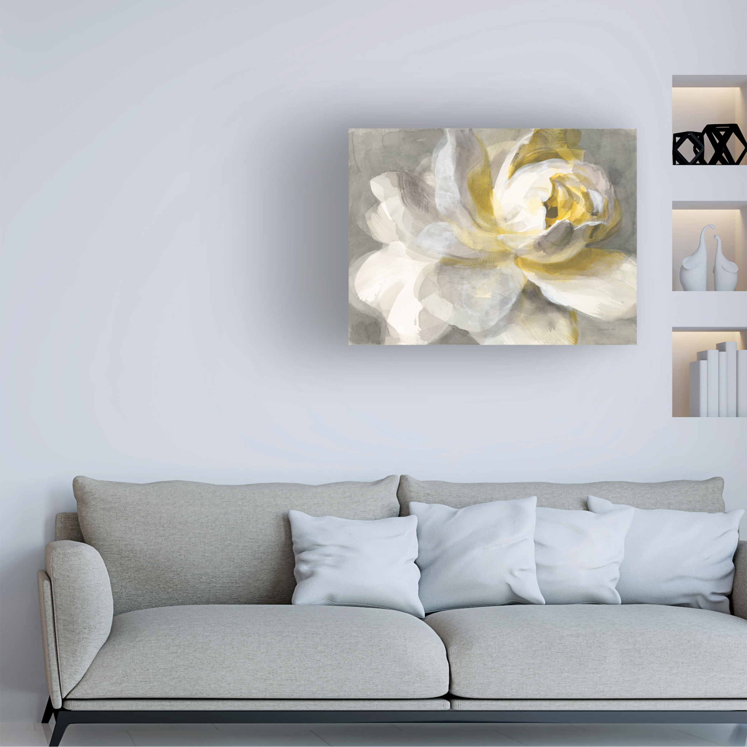 Trademark Fine Art 'Abstract Rose' Canvas Art by Danhui Nai