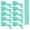 Tiffany Blue, variant on Colored Paper Tassels Backdrop 10Roll Paper Streamers Decors for Birt              ay Wedding Festival Ornament Graduation Colorful Candyland Party Backdrop, Rainbow DIY Supplies,
