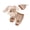 Brown, variant on Loicainy Infant Baby Boy Thanksgiving Outfit 3 6 12 18 Months Long Sleeve Letters Embroidered Romper with Print Pants Hat 3Pcs Fall Clothes Set