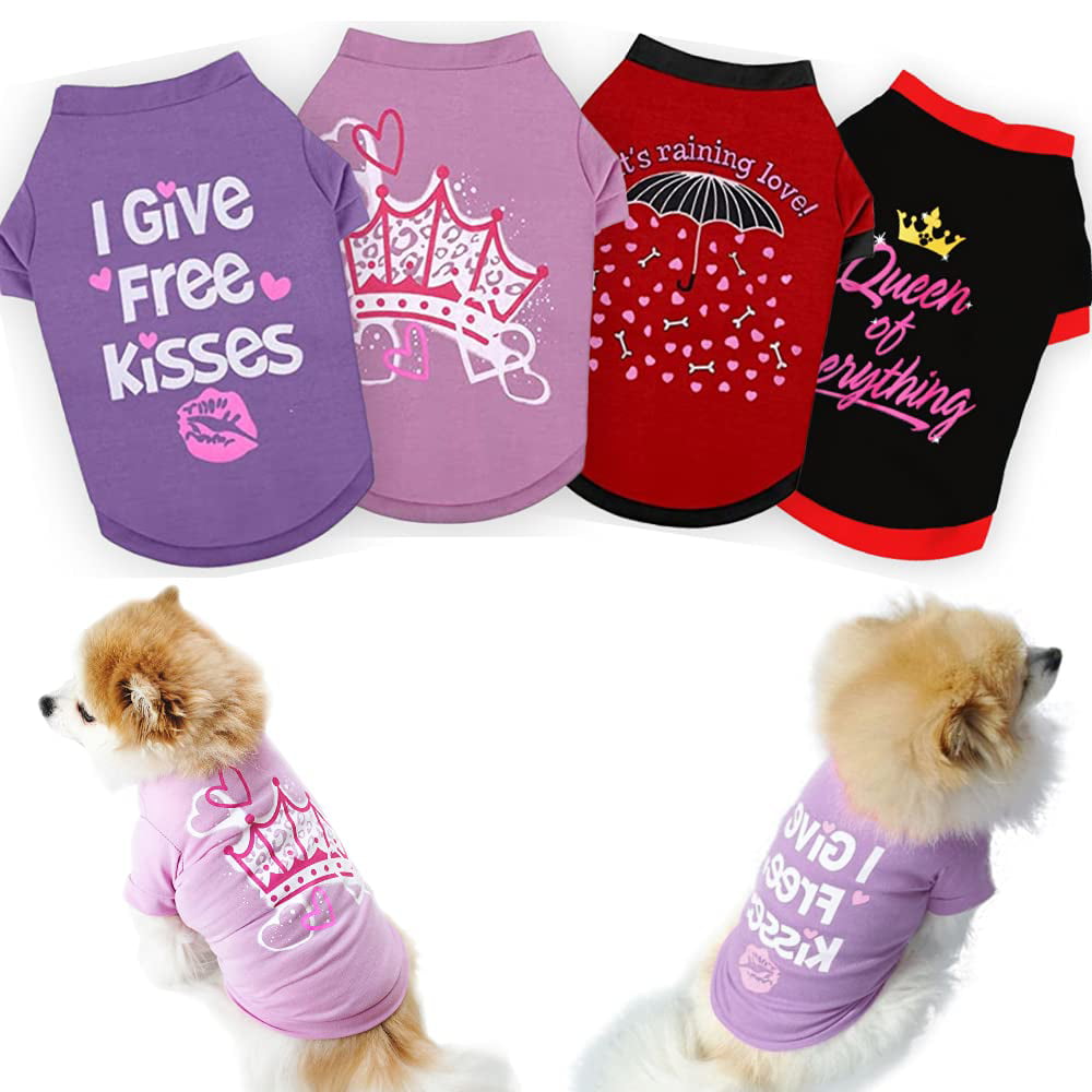 3Pack Dog Clothes for Small Dog Girl Puppy Clothes for Chihuahua Yorki –  KOL PET