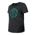 thumbnail image 2 of Women's New Era Charcoal Washington Wizards 2023/24 City Edition T-Shirt, 2 of 3
