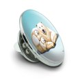 thumbnail image 2 of Polar Bear Mom with Cubs Family Metal 0.75" Lapel Hat Pin Tie Tack Pinback, 2 of 4