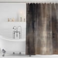 thumbnail image 4 of Brown Waterproof Fabric Shower Curtain,Modern Abstract Art Ombre Oil Painting Waterproof Fabric Shower Curtain for Bathroom Curtains Bathtubs Hotel Shower Curtains with 12 Hooks Standard 60x72, 4 of 8