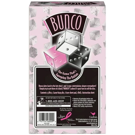 Bunco Dice Game Deluxe in Tin