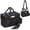 Black, variant on FifthStart Multi Use Cleaning Carry Caddy with Waist & Shoulder Strap, Beige, Large, 15” x 10” x 8”