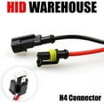 thumbnail image 4 of HID-Warehouse HID Xenon Replacement Bulbs - H4 / 9003 3000K - Golden Yellow 1 Pair, 4 of 5