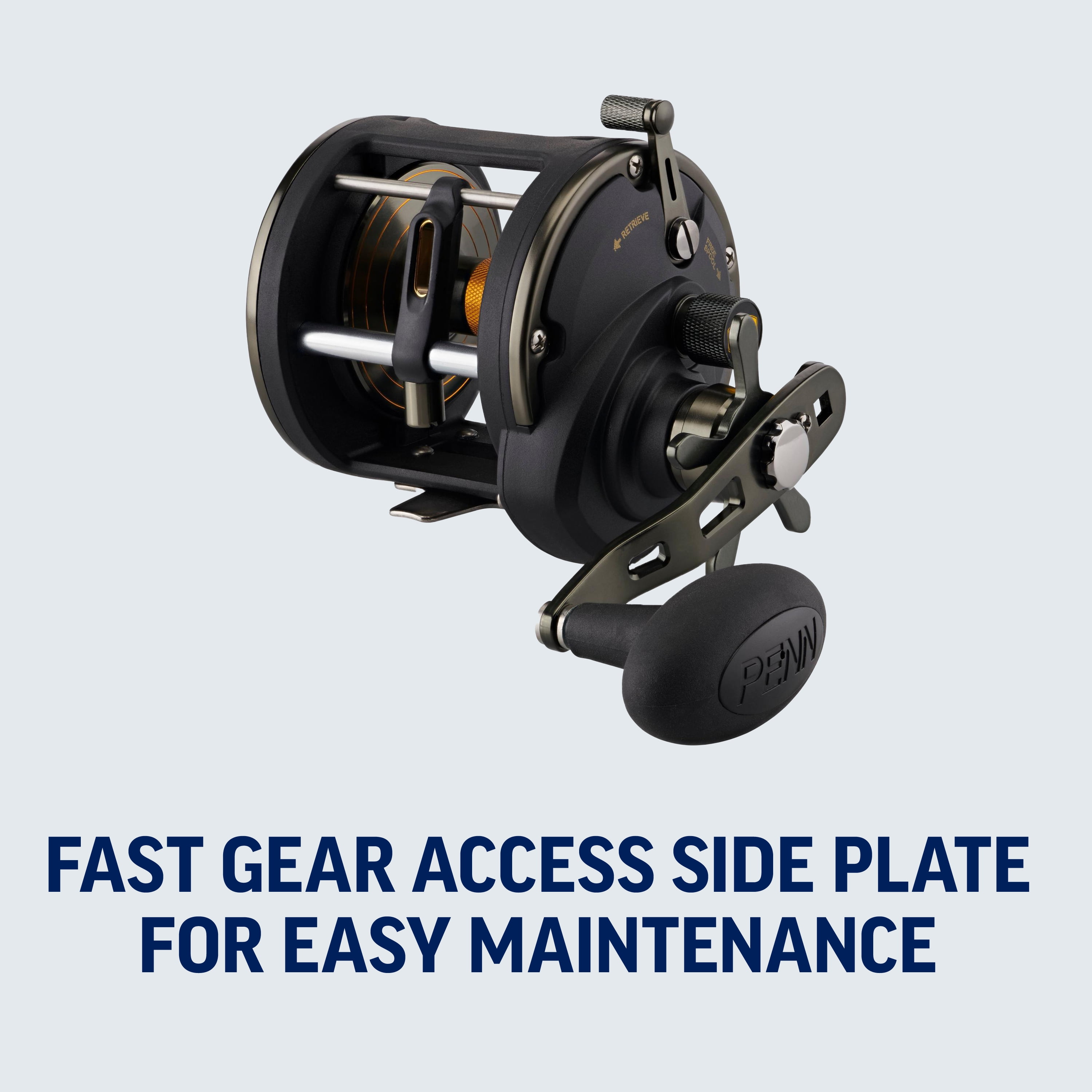 PENN Squall® II Level Wind Reel, 15 Size Fishing Reel