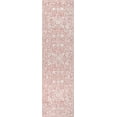 thumbnail image 2 of Well Woven Della Blush Vintage Medallion Pattern 3x10 (2'7" x 9'10") Runner Rug, 2 of 6