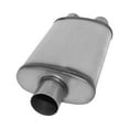 thumbnail image 4 of AP EXHAUST PRODUCTS XS2198 MUFFLER - XLERATOR STAINLESS STEEL, OVAL-C/D, 20IN OAL, 3IN-2.50IN, 4 of 4