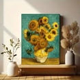 thumbnail image 6 of Vincent Van Gogh Sunflowers Canvas Wall Art, Home Decor for Living Room Bedroom Kitchen Entryway Hallway, 6 of 8