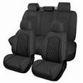 thumbnail image 3 of Car Seat Covers Full Set Fit for Honda Accord 2000-2026, Premium Faux Leather Waterproof Breathable Anti‑Slip Seat Protectors,Black, 3 of 7