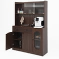 thumbnail image 7 of 71-inch Tall Kitchen Rack with Microwave Stand | Made of Premium Particle Board | Easy to Clean and Assemble, 7 of 7
