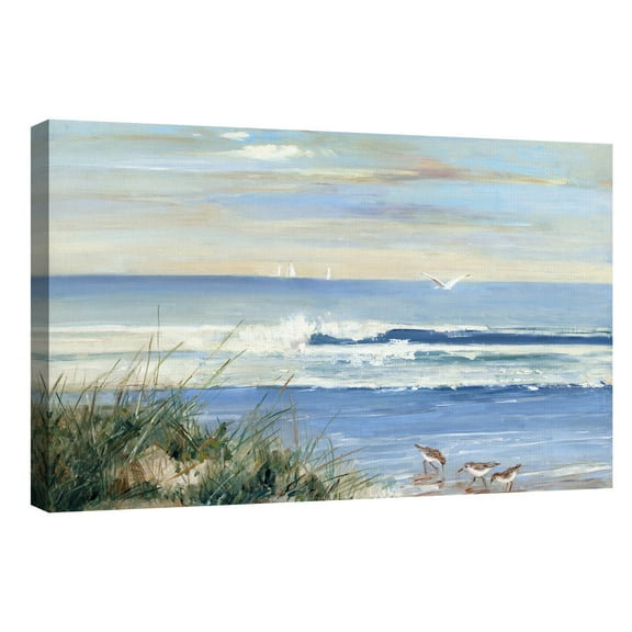 Beachcombers by Sally Swatland Canvas Art Print