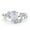 Cubic Zirconia, variant on Co. Art Deco Women Ring Natural Leaf Emerald CZ 925 Sterling Silver