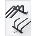 thumbnail image 4 of Yuarrent Toallero Armario de baño Bar Zapatillas de inodoro Riel de almacenamiento Estante Hogar Cocina Sin perforaciones Organizador de artículos de Juegos de accesorios de baño Doppelschicht 40CM Yuarrent HA011420-02B, 4 of 6
