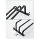thumbnail image 4 of Moyic Toallero Armario de baño Bar Zapatillas de inodoro Riel de almacenamiento Estante Hogar Cocina Sin perforaciones Organizador de artículos de Juegos de accesorios de baño  Doppelschicht 30CM Moyic HA011420-01B, 4 of 6