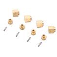 thumbnail image 3 of Adaptateur Hexagonal pour Roue, Adaptateur Hexagonal 1/24 Doré pour Modèles de Voitures 1/24 pour Axial SCX24 AXI90081, 3 of 8