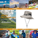 thumbnail image 5 of Sombrero para el sol, sombrero impermeable de ala ancha con protección UV, sombrero Boonie para pesca, senderismo, jardín, playa, 5 of 5