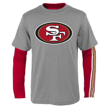 - San Francisco 49ers Youth Fan Gear Squad T-Shirt Combo Pack - Scarlet/Gray