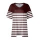 thumbnail image 4 of Camiseta de Manga Corta de Cuello en V Sólido Casual, Camisetas de Manga Corta para las Mujeres, 4 of 7
