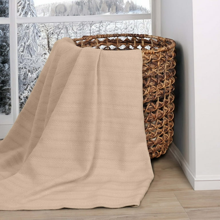 布団・毛布 Woven throw blanket - Dimanche soir Woven throw