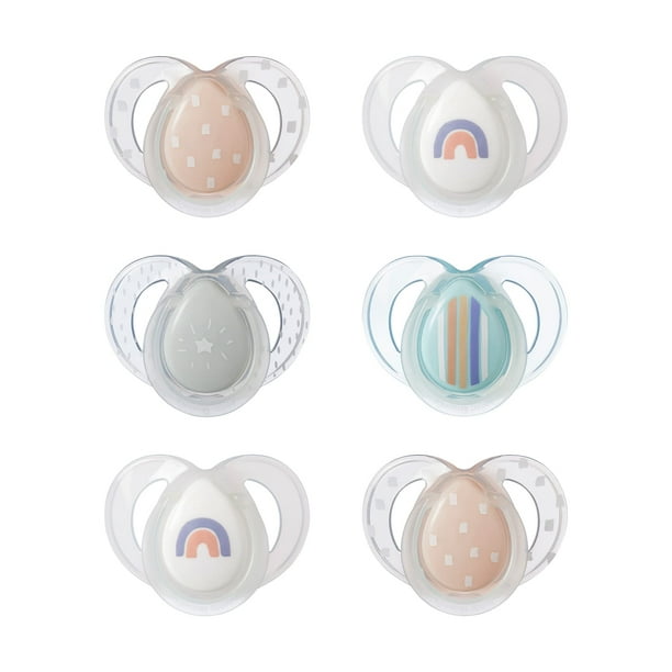 Chupete Tommee Tippee Nighttime de 6 a 18 meses con brillo en la oscuridad
