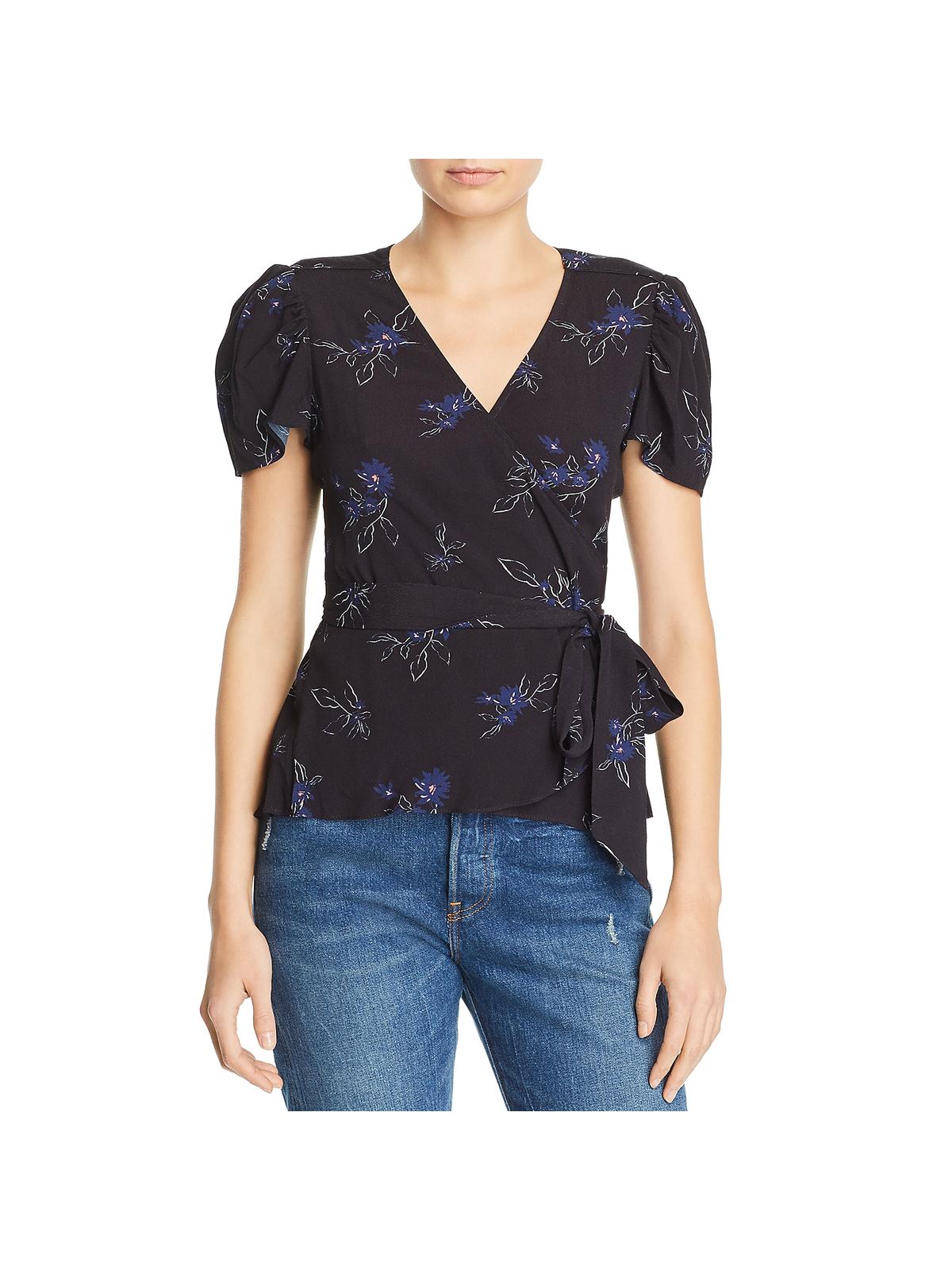 harper floral wrap dress