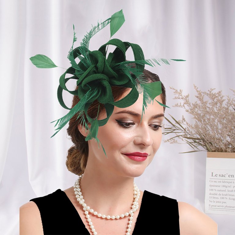 Party Fascinator for Women, Retro Feather Multi Layers Headwear, Dress Up  Bridal Prom Head Decor for Wedding Cocktail Party - Walmart.com