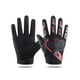 thumbnail image 1 of Minnieouse 1 par de guantes de ciclismo de tela para hombre, guantes de motociclismo transpirables a la moda portátiles con estilo, guantes guantes y mitones negro rojo, 1 of 6