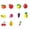 C, variant on Puzzle Erasers, 3D Desk Cake Erasers, 10Pcs Take Apart Fruit Vegetable Erasers, Mini Food Pencil Erasers, Novelty Erasers, Fun Take Apart Erasers for Party Favor Gift Use, Assorted Food Shapes